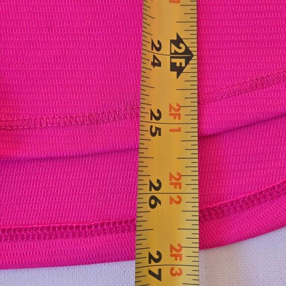 Reel Legends Womens Freeline Mandarin Short Sleeve Pink Top 2X - Picture 8 of 11